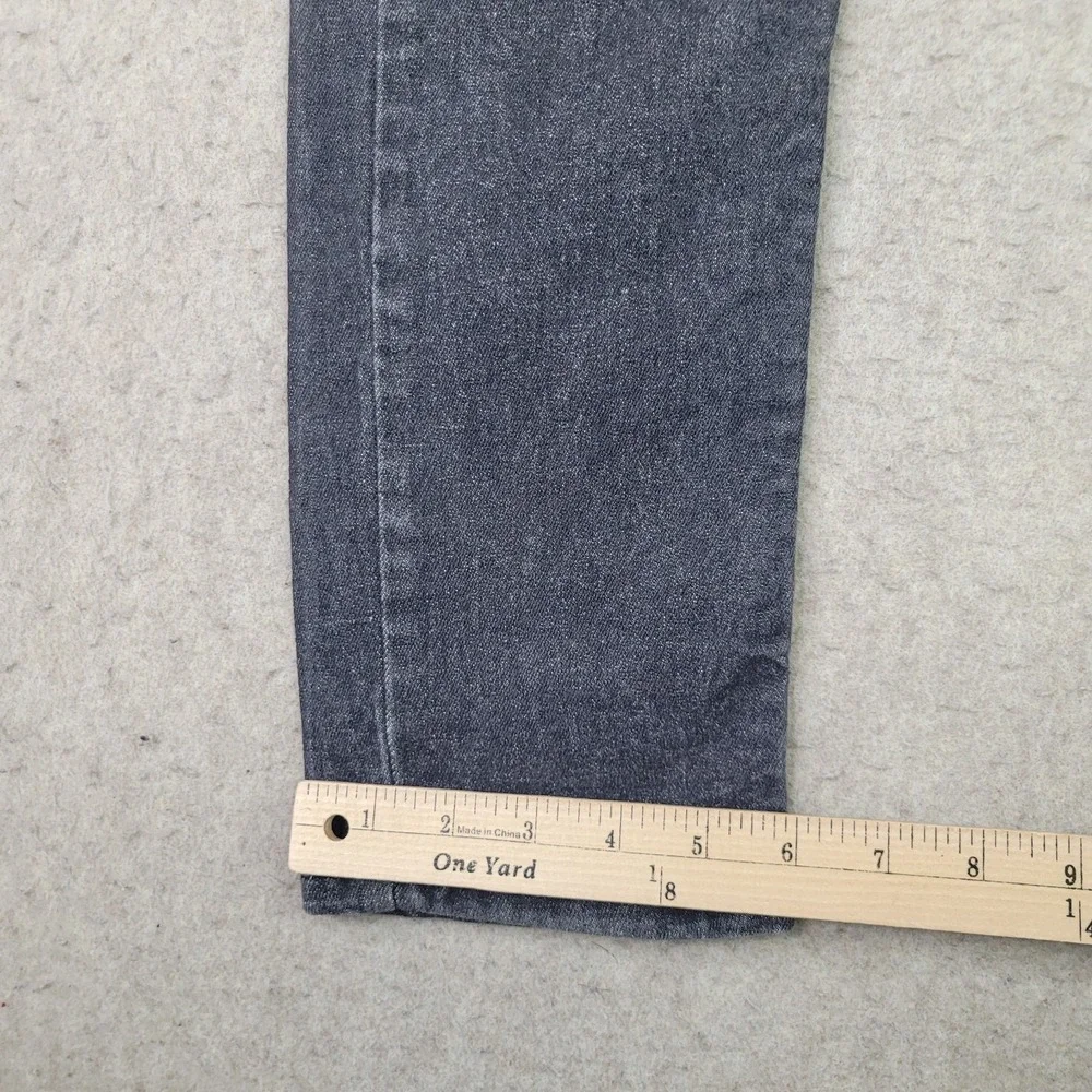 Levi's 510 SKINNY Jeans Men's 33X32 Black Faded‎ Stretch Denim Low in Waist